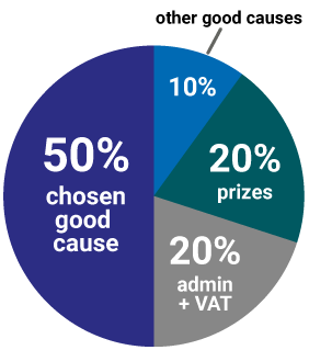 Ticket allocation pie chart